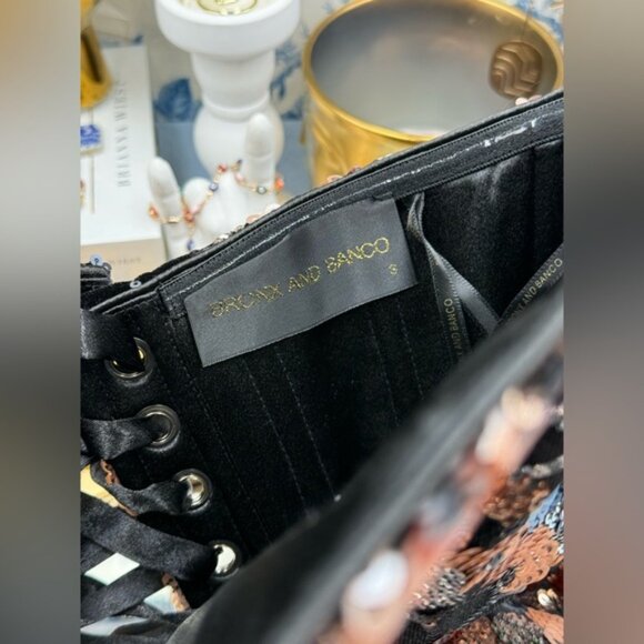 🆕 BRONX & BANCO 🧿 NWOT Maraya Floral Sequin Mini Dress, Pink Multi, Sz S US 4 - Picture 16 of 17